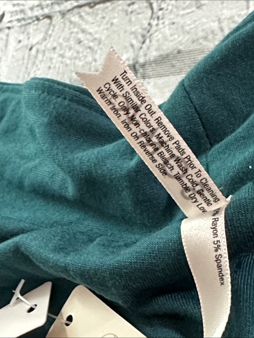 Soma Serenity Short Bra Dress Deep Teal Women’s size XXL NEW Built in Bra - Picture 12 of 13